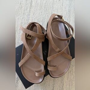 A.Emery Jalen Slim suede sandals size 38